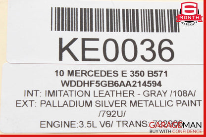 08-14 Mercedes W212 E350 C300 E63 AMG Pano Panoramic Sunroof Sun Roof Motor Unit