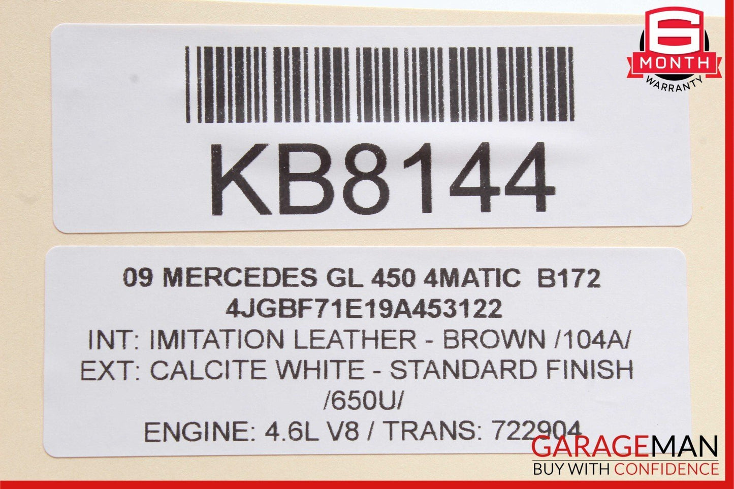07-16 Mercedes X164 GL450 GL350 GL550 Rear 3rd Third Row Seat Motor Unit