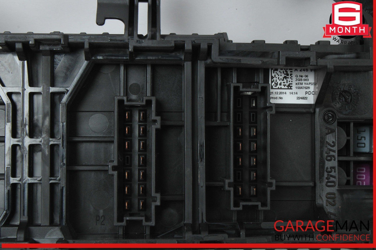 14-19 Mercedes W117 CLA250 Front Relay Fuse Box Module 2465400240 OEM