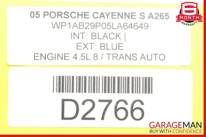 03-06 Porsche Cayenne 955 6 CD Changer CDC 4 7L5035111 OEM