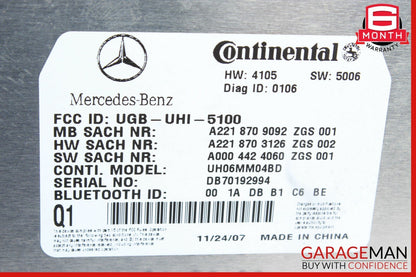 07-09 Mercedes S550 CL550 CL600 Bluetooth Communication Controller Module