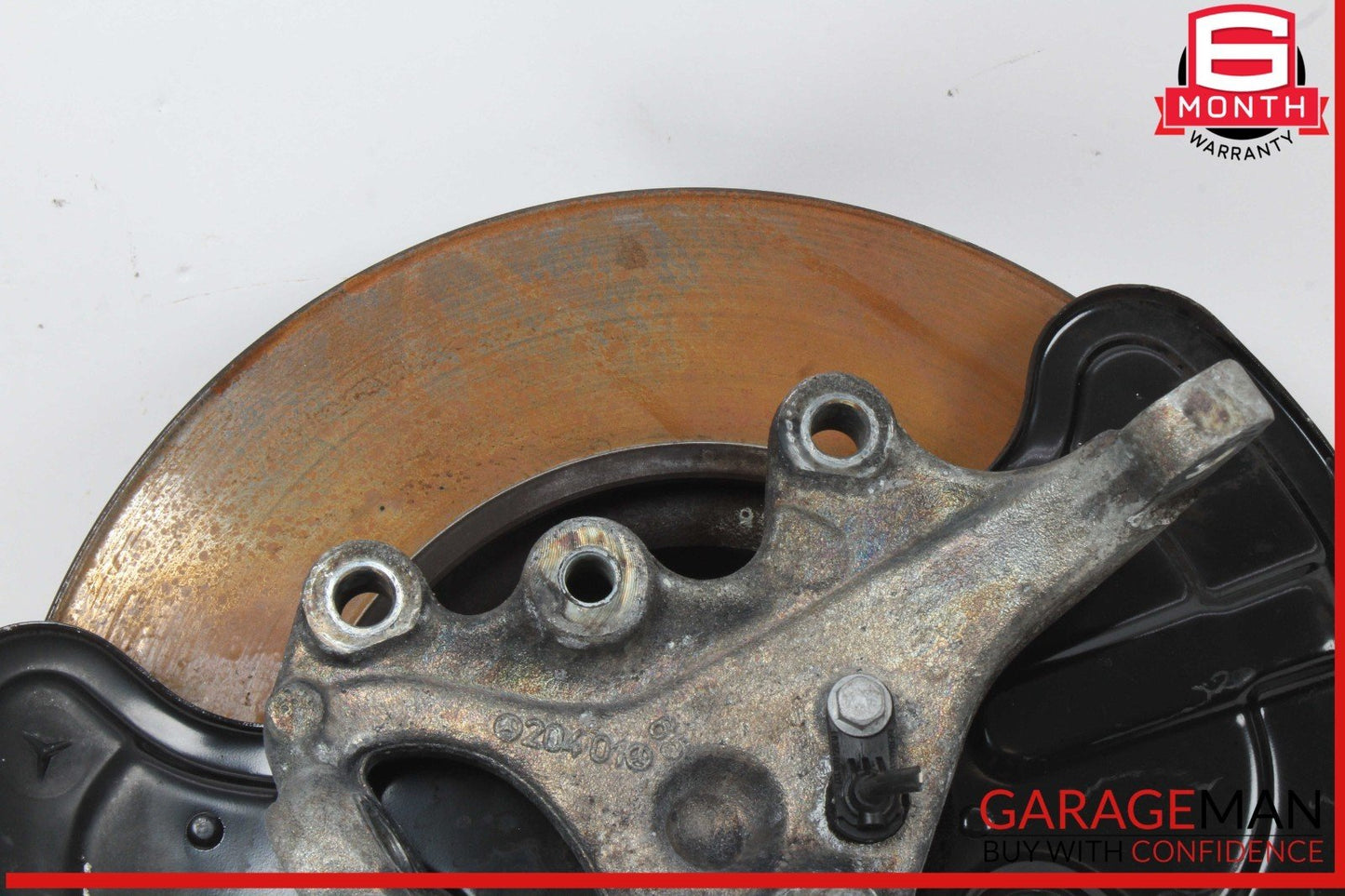 10-16 Mercedes W212 E350 Front Left Side Spindle Knuckle Hub w/ Rotor Disc OEM