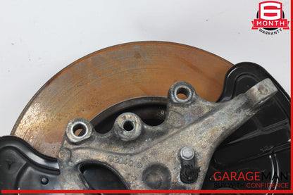 10-16 Mercedes W212 E350 Front Left Side Spindle Knuckle Hub w/ Rotor Disc OEM