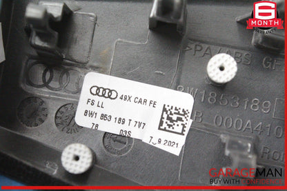 18-24 Audi S5 A4 Dash Dashboard Headlight Headlamp Control Switch 8W1853189T OEM