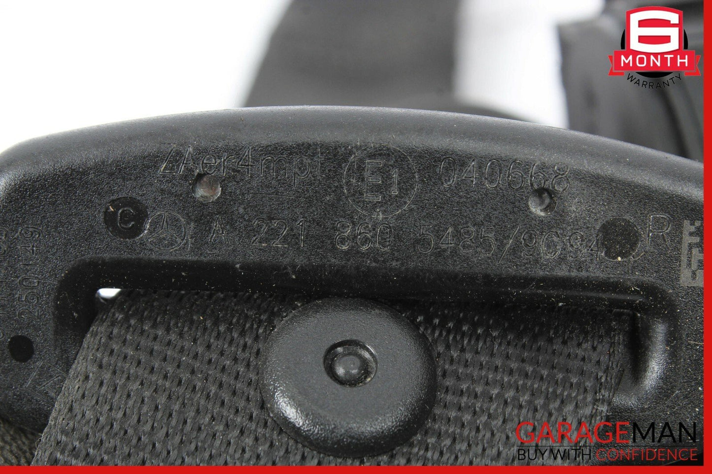 07-09 Mercedes W221 S550 Front Right Side Seat Belt Retractor Black OEM