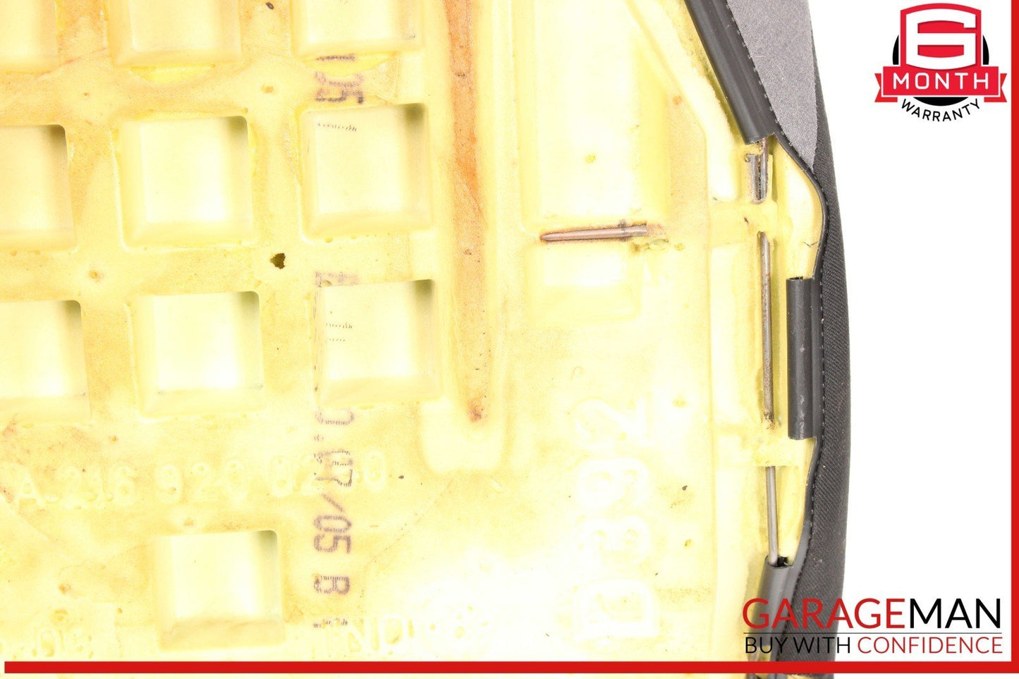 07-14 Mercedes W216 CL550 Rear Right Passenger Lower Bottom Seat Cushion OEM