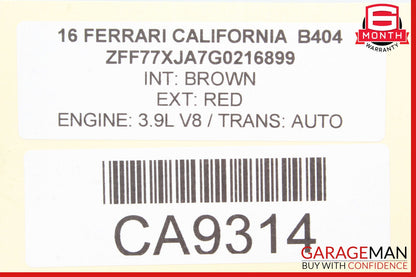 15-18 Ferrari California T Pedal Bracket Mount Support OEM
