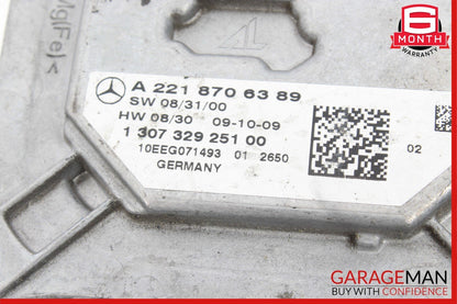 10-14 Mercedes W221 S550 Front Headlight Voltage Regulator Ballast Module Unit
