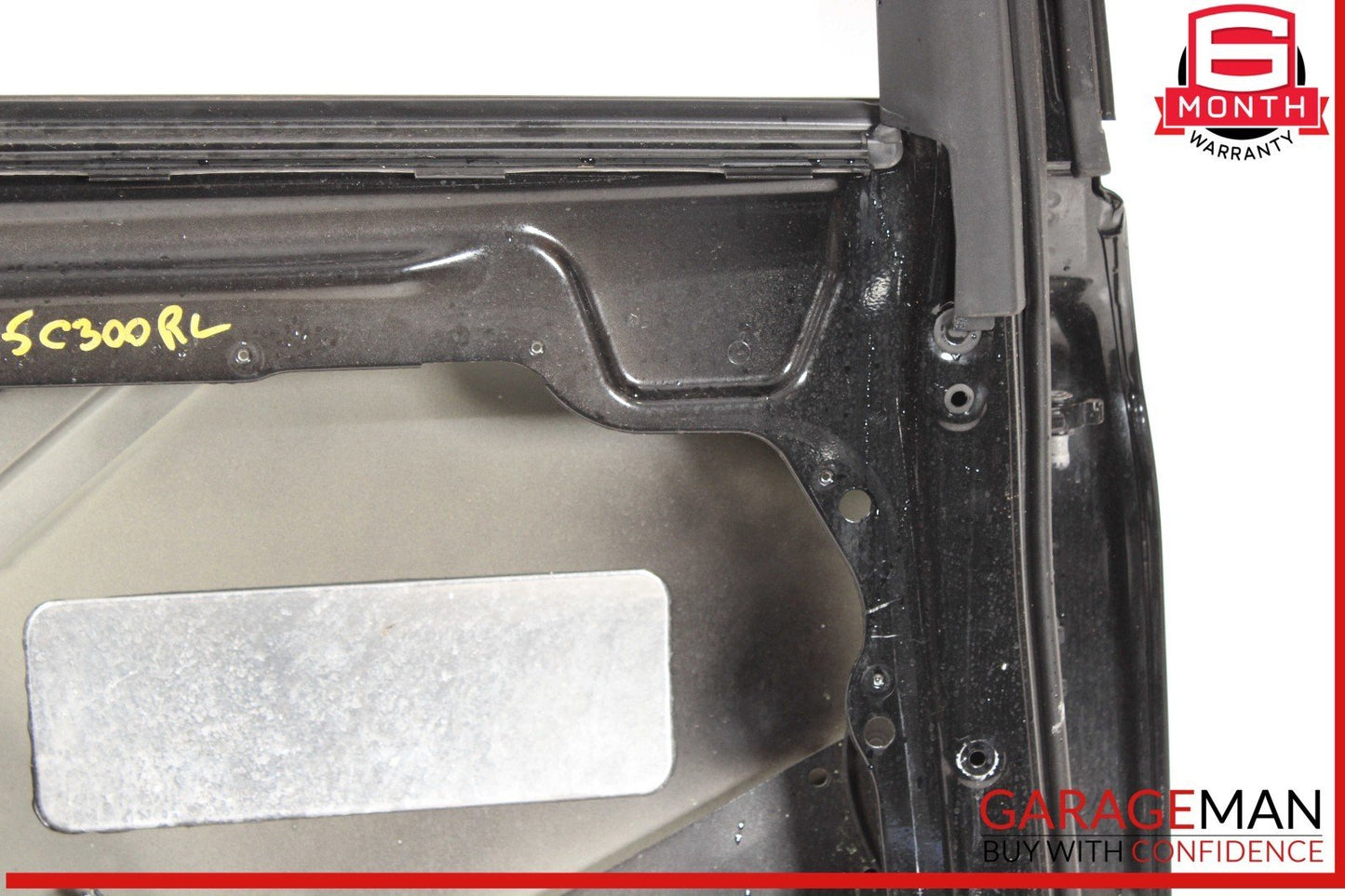15-21 Mercedes W205 C300 C400 Sedan Rear Left Side Exterior Door Shell Black OEM