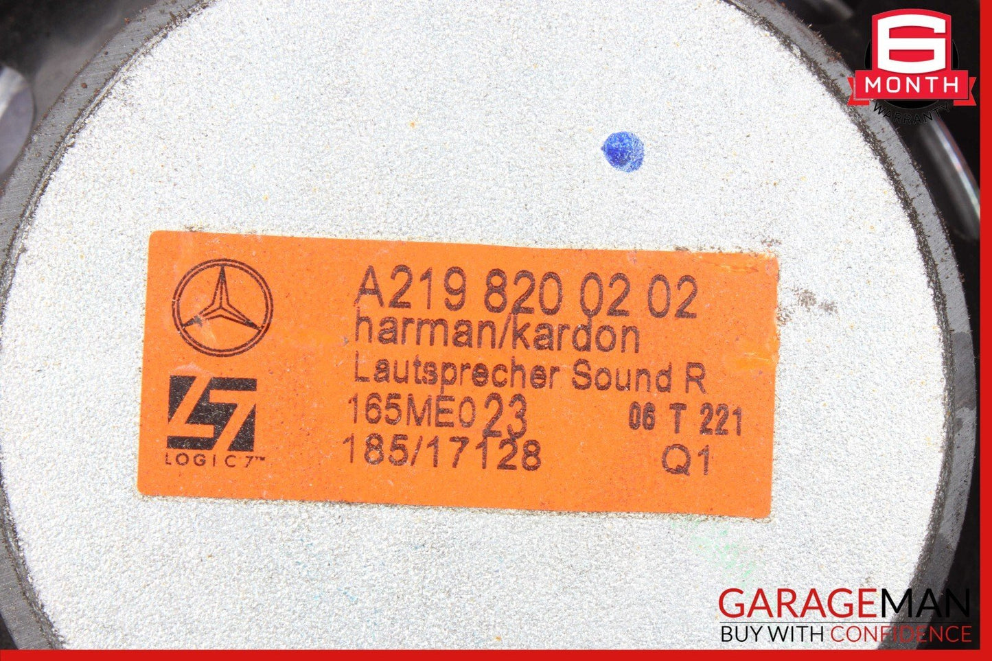 06-11 Mercedes W219 CLS63 CLS550 Door Speaker Sound Audio Radio 2198200202 OEM