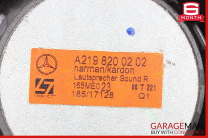06-11 Mercedes W219 CLS63 CLS550 Door Speaker Sound Audio Radio 2198200202 OEM