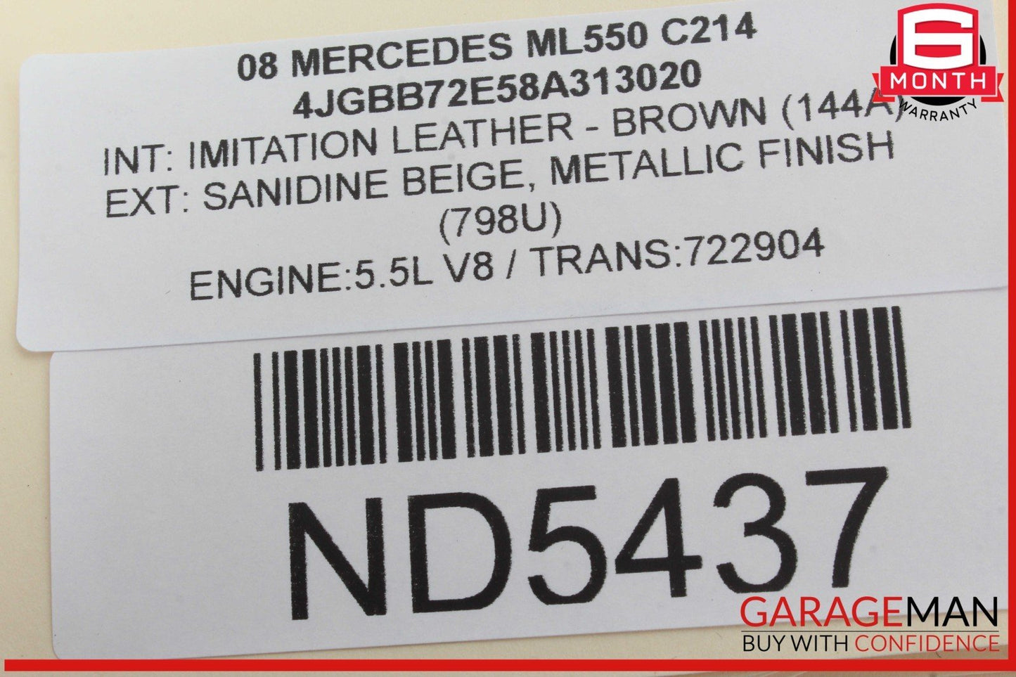 Mercedes W164 ML550 SL500 Voice Communication Control Module 2218205226 OEM