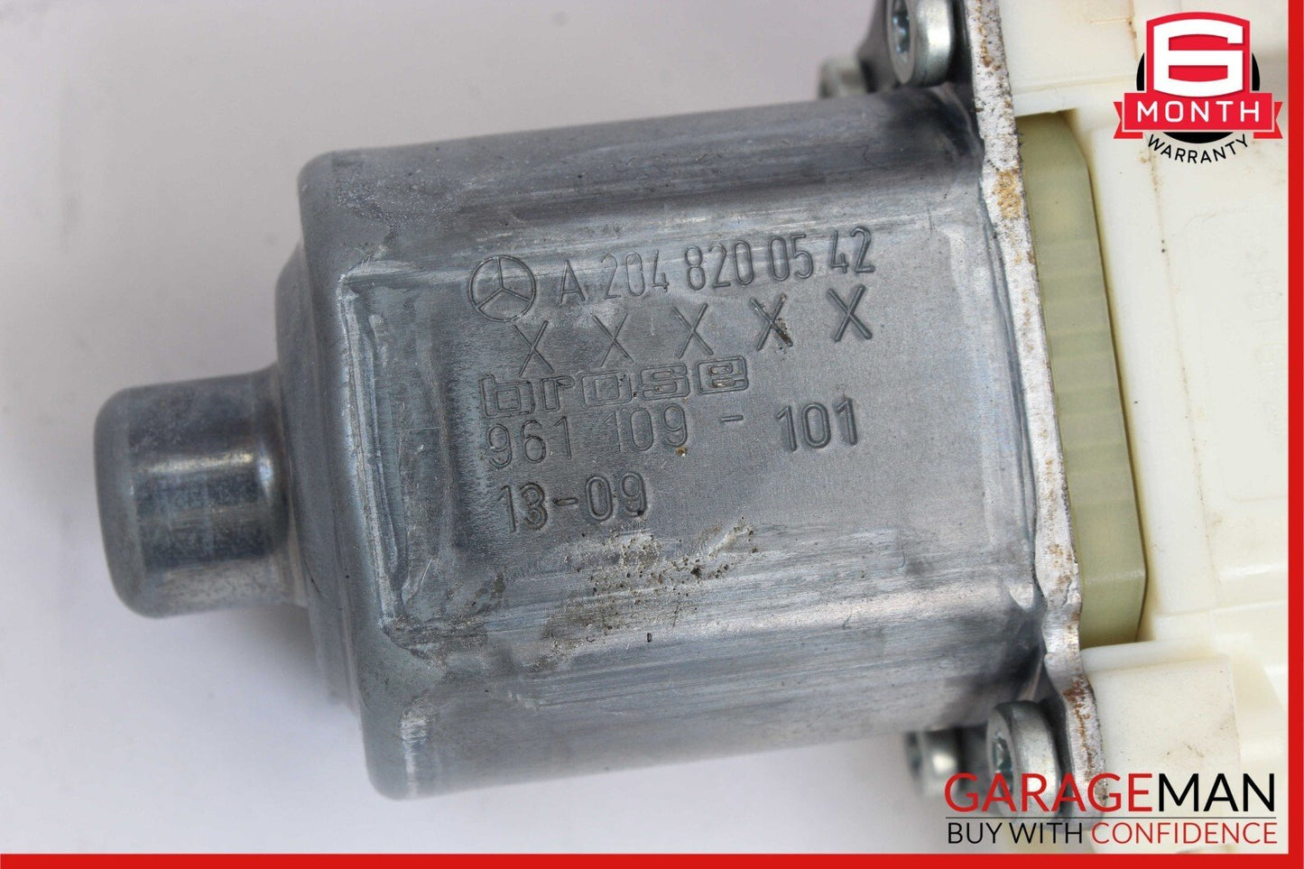 08-14 Mercedes W204 C300 Rear Left Driver Side Door Window Regulator Motor OEM