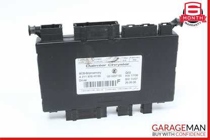 03-12 Mercedes GL450 E350 SLK280 E320 Seat Control Module Left Side OEM