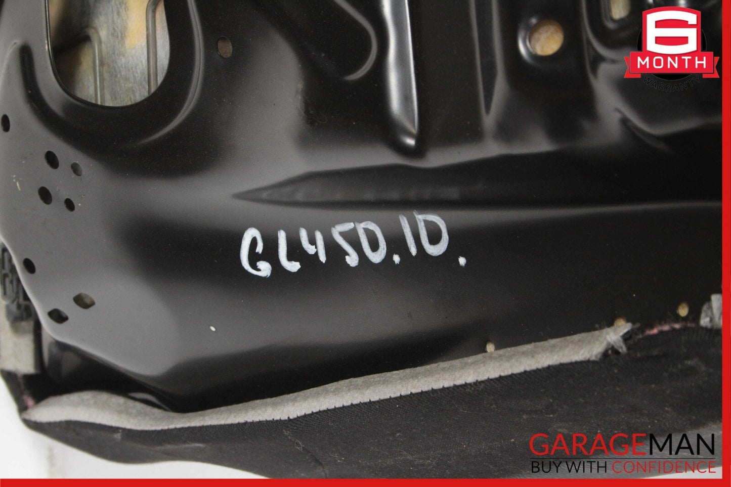 07-12 Mercedes GL320 GL450 Front Right Lower Bottom Seat Cushion Cover Black