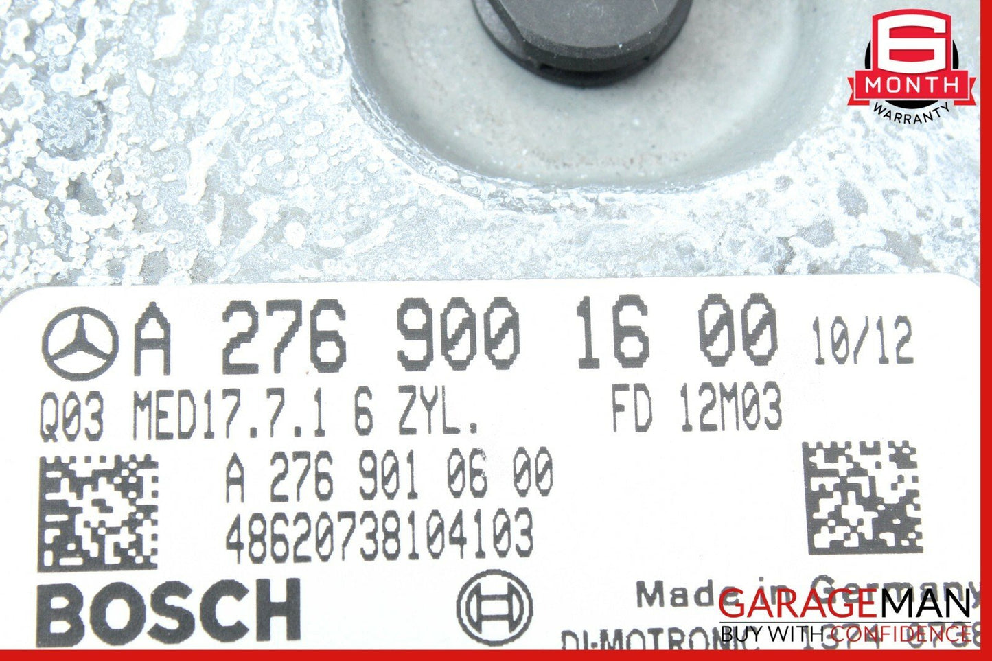 12-15 Mercedes W204 C300 GLK350 E350 3.5L ECU ECM Engine Control Module Flashed