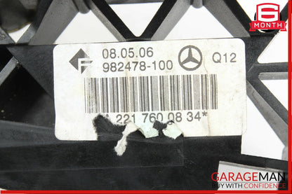 07-13 Mercedes W221 S63 AMG Rear Right Exterior Door Handle Keyless Go Black OEM