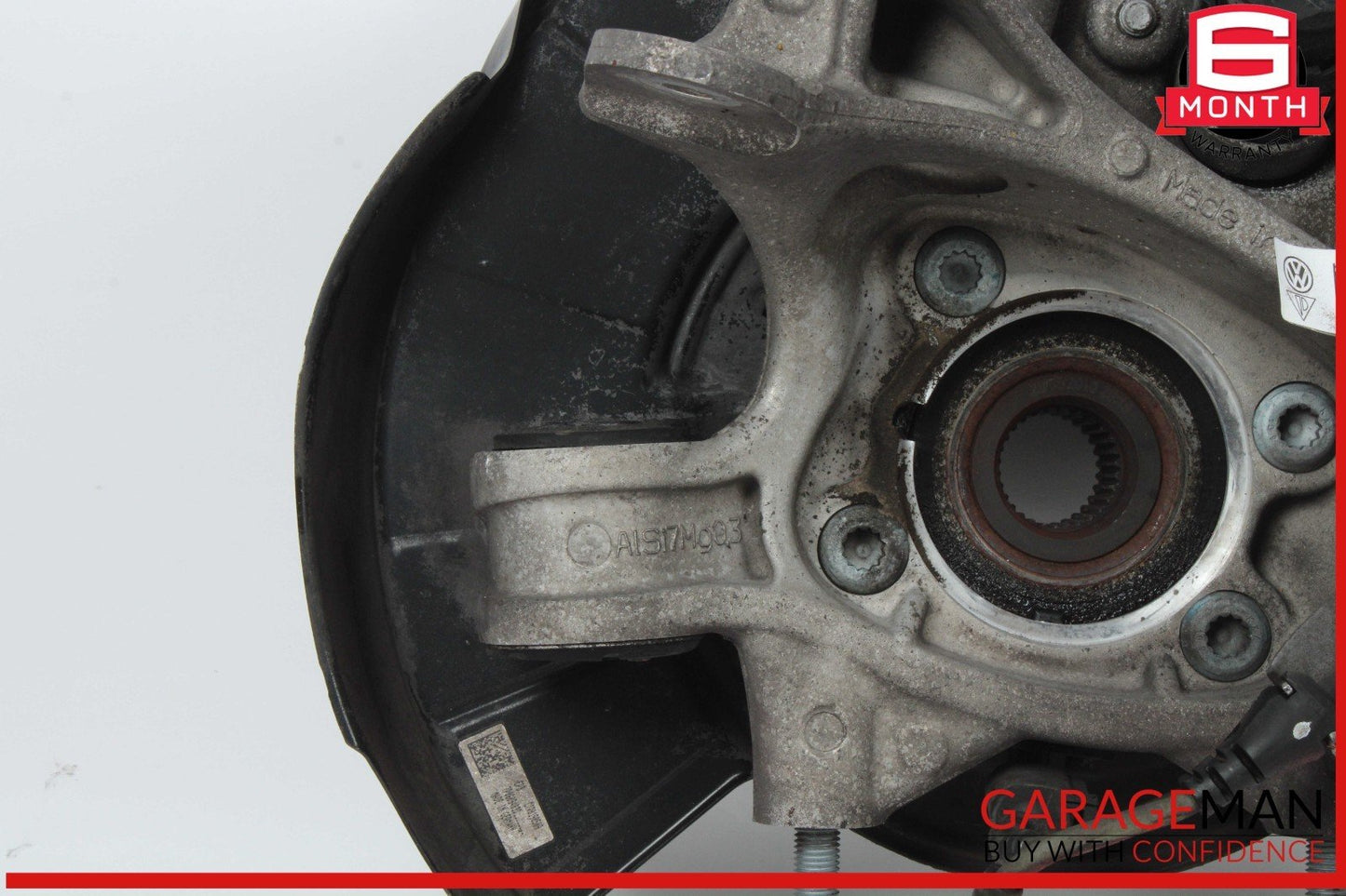 11-14 Porsche Cayenne 958 Rear Left Driver Side Spindle Knuckle Wheel Hub OEM