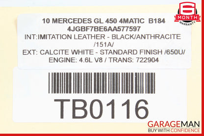 06-10 Mercedes X164 GL450 ML550 Upper Radiator Core Tie Bar Support OEM