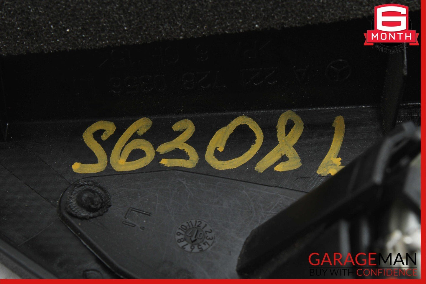 07-13 Mercedes W221 S350 S550 Front Left Side Door Tweeter Speaker Cover Black