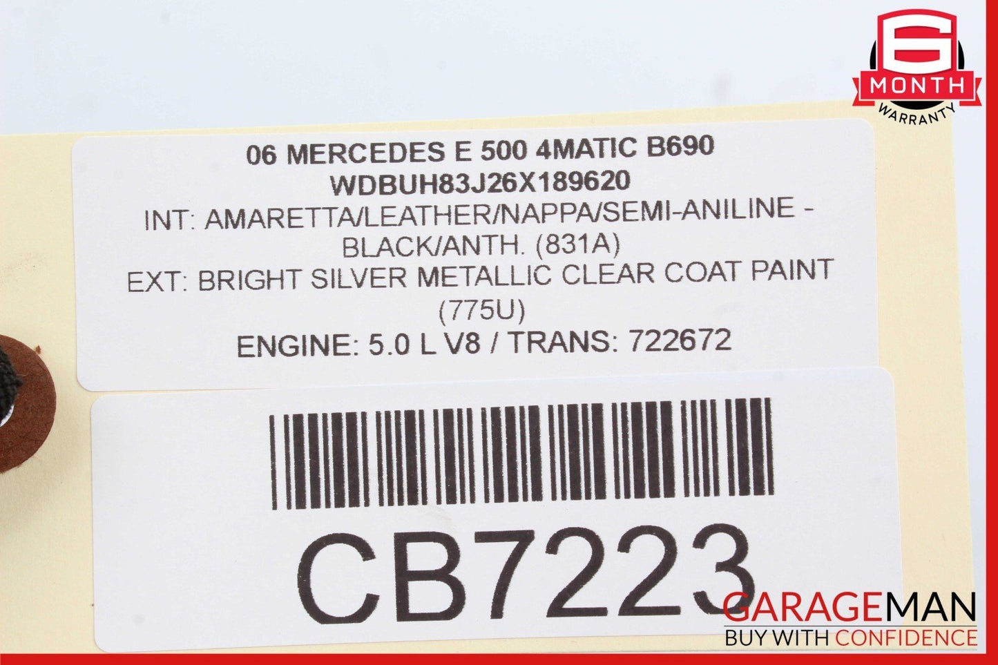 05-11 Mercedes W211 E500 SLK300 Steering Column Control Switches Assembly OEM