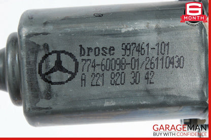 07-13 Mercedes W221 S400 S600 S63 AMG Rear Right Window Regulator Motor OEM