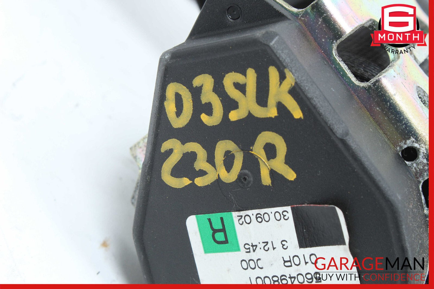 97-04 Mercedes R170 SLK230 SLK320 Right Passenger Seat Belt Seatbelt Black OEM