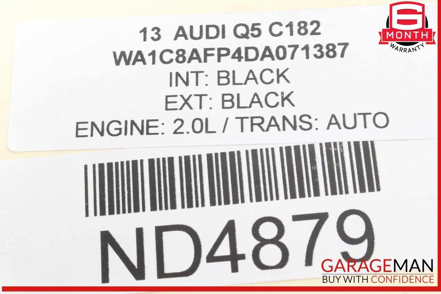 13-17 Audi Q5 ABS Anti Lock Brake Pump Module 8R0907379T OEM