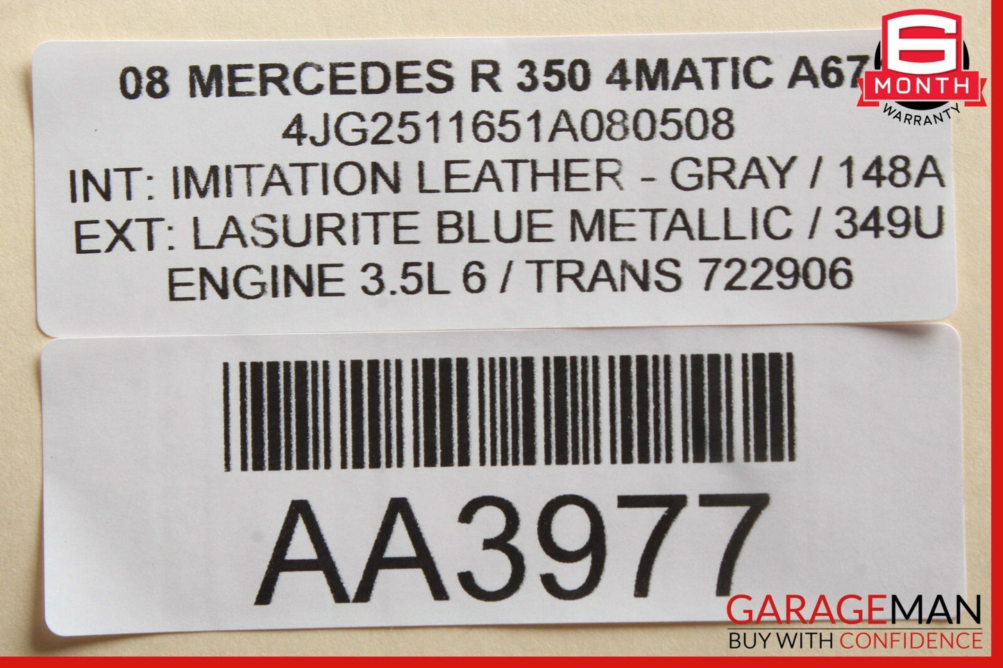 06-12 Mercedes W251 R500 R350 GL450 Radio Stereo 6 Disk CD Changer Player
