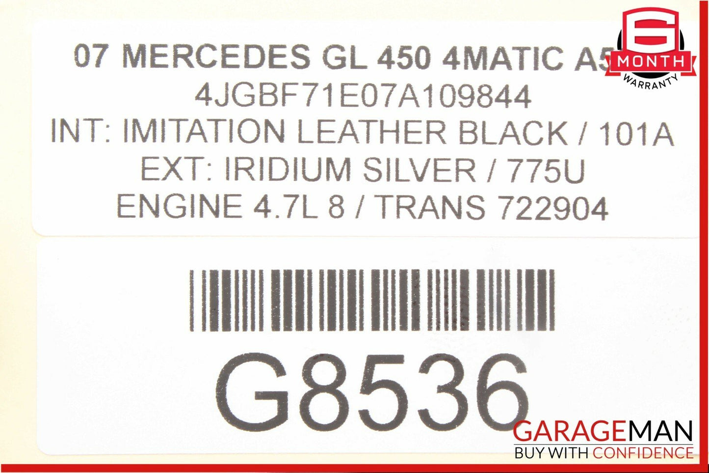 06-08 Mercedes GL450 ML500 Speedometer Odometer Instrument Cluster Gauge