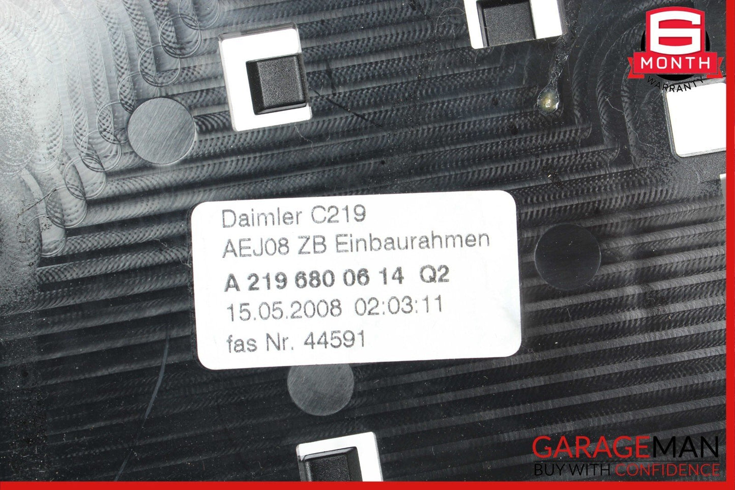 06-11 Mercedes W219 CLS550 CLS500 Hazard Control Door Lock Switch Panel OEM