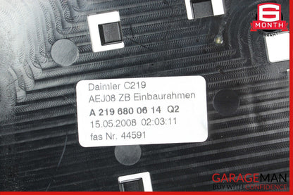 06-11 Mercedes W219 CLS550 CLS500 Hazard Control Door Lock Switch Panel OEM