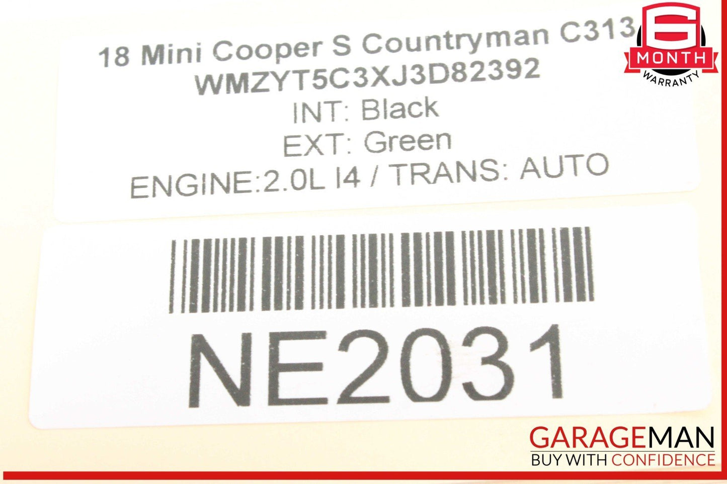 17-24 Mini Cooper S Countryman Rear Left or Rear Right Side Upper Control Arm