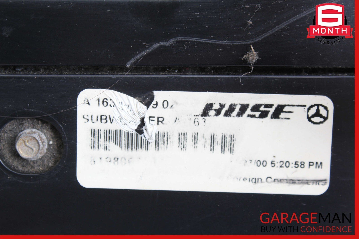 98-05 Mercedes W163 ML55 AMG Bose Subwoofer Sub Woofer Audio Speaker Bass Box