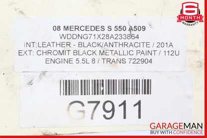 07-13 Mercedes W221 S550 S450 Rear Right Side Airmatic Air Shock Absorber Strut