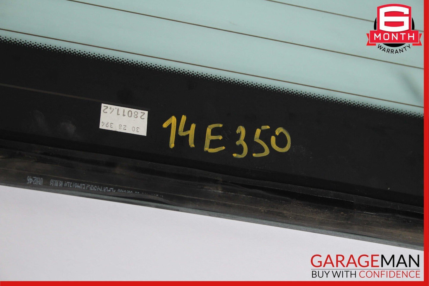 10-17 Mercedes W207 E350 E550 C250 Coupe Rear Windshield Window Glass OEM