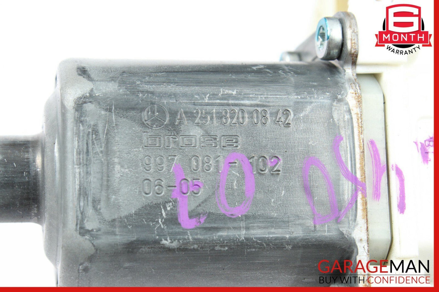 06-13 Mercedes GL450 R320 ML350 Front Right Door Window Regulator Motor Unit