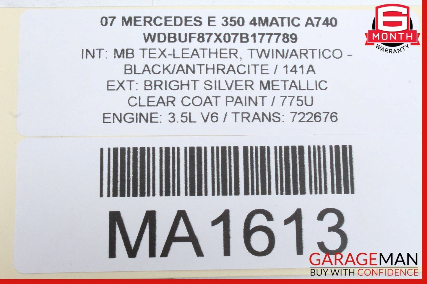03-11 Mercedes W211 E350 GL450 Front Right Seat Control Module 2118700085 OEM