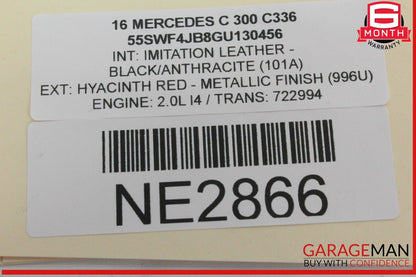 14-18 Mercedes W205 C300 CLA45 AMG Rear Trunk Lid Lock Latch Actuator Mechanism