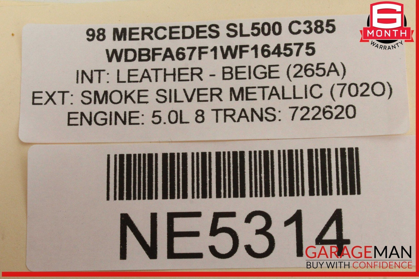 96-98 Mercedes R129 SL500 Electronic Stability Control Module Unit ABS ESP OEM