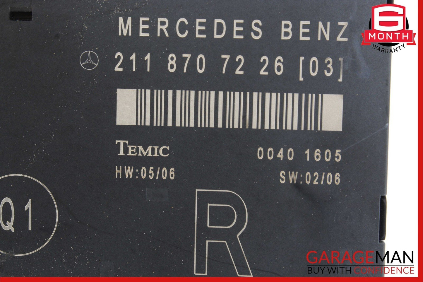 03-09 Mercedes W211 E350 E550 Front Right Passenger Door Control Module Unit OEM
