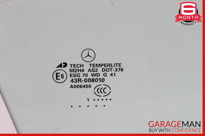 06-12 Mercedes X164 GL450 ML350 Front Right Side Door Window Auto Glass OEM