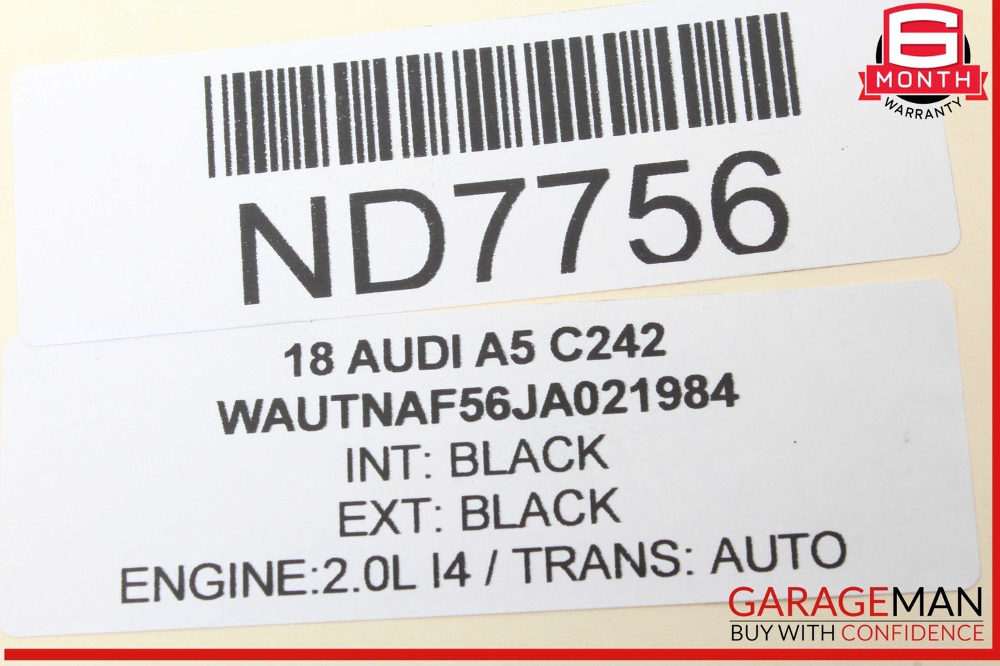 2017-2024 Audi A5 Rear Left Driver Side Rearward Trailing Control Arm 8W0501529D