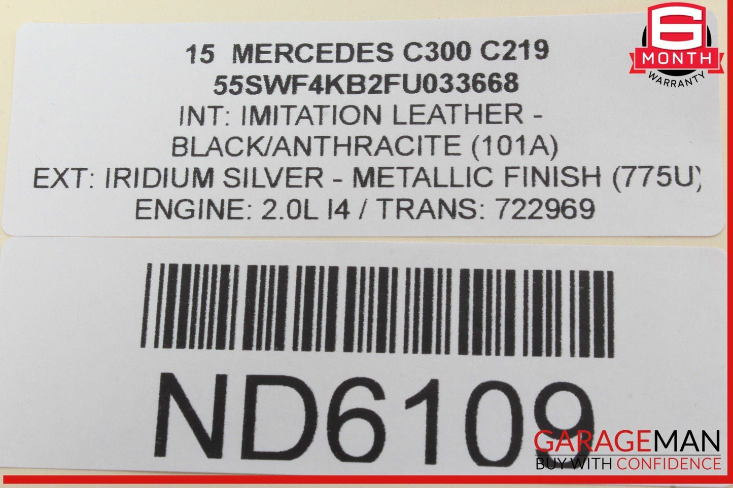 15-20 Mercedes W205 C300 GLC43 AMG Right Side Outer Dash Air A/C Vent Grille OEM