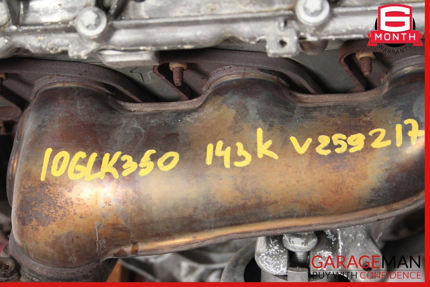 10-12 Mercedes X204 GLK350 3.5L M272 Engine Motor Block Assembly 143k