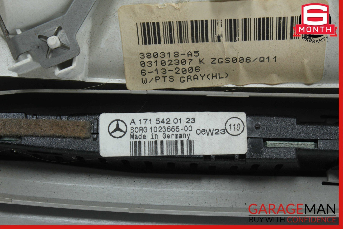 06-13 Mercedes GL450 R350 ML500 Rear Overhead Dome Light Parking Sensor Gray