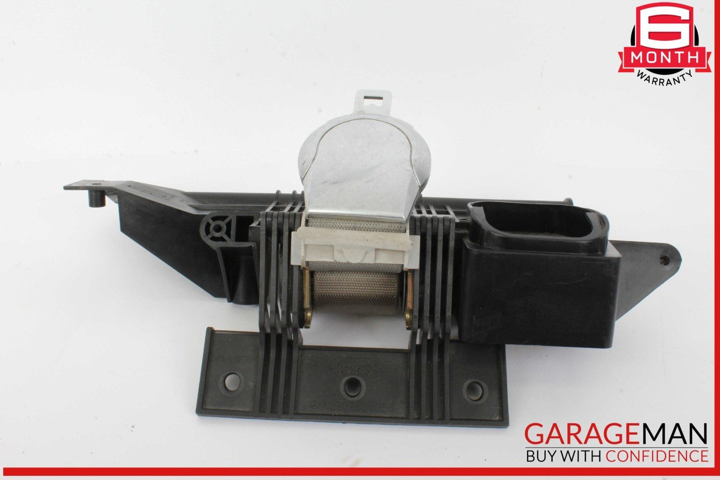 03-08 Mercedes R230 SL500 Rear Left Seat Belt Retractor Luggage w/ Speaker OEM