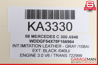 08-18 Mercedes W204 C300 GLK350 C250 Rear Right Side Door Control Module OEM