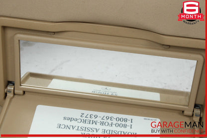 06-12 Mercedes X164 GL450 Front Left Side Sun Visor Sunvisor Shade Beige OEM