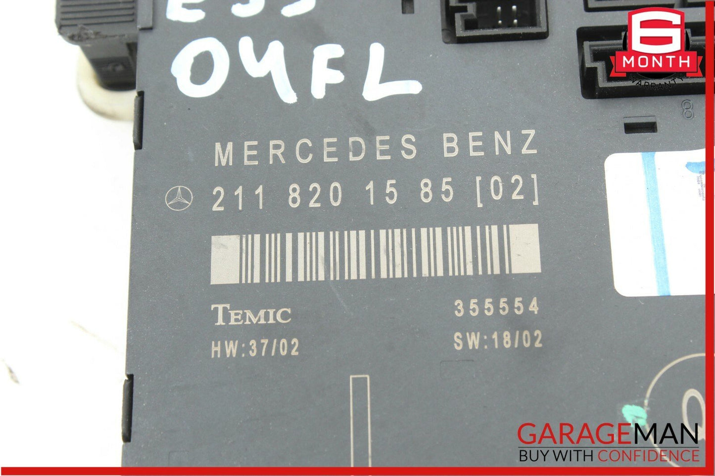 03-06 Mercedes W211 E55 AMG Front Left Driver Door Control Module OEM
